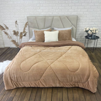 Ковдра Шарпей 200x220 см. Капучіно
