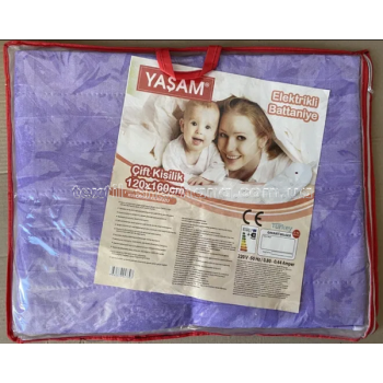 Електропростирадло Yasam Фіолетове