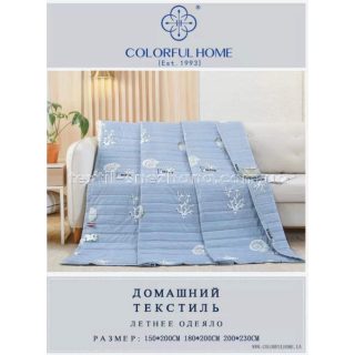 Ковдра літня стьобана Блакитне