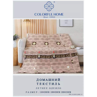 Ковдра літня стьобана Шоколадне