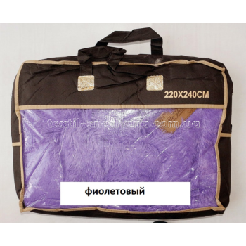 Плед Травка 220х240 Фіолетовий