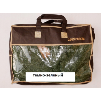 Плед Травка 220х240 Темно-зелений