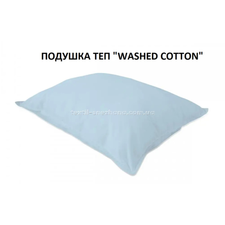 Подушка ТЕП Washed Cotton блакитна