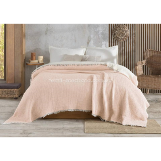 Покривало Муслін Soft muslin blanket Молочне