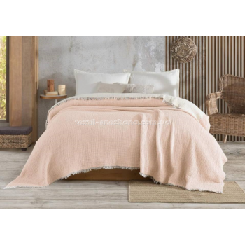 Покривало Муслін Soft muslin blanket Молочне