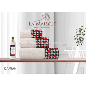 Подарунковий жіночий набор рушників La Maison з ароматом Damian