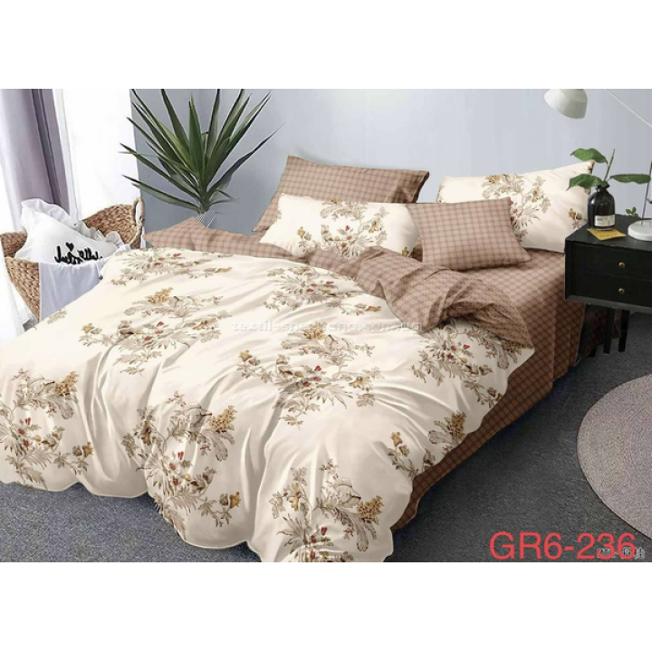 Постільна білизна Фланель Люкс East Comfort New Casual Какао
