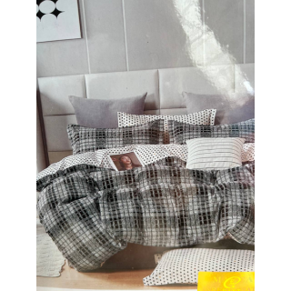 Постільна білизна Фланель Люкс East Comfort New Casual Клітинка