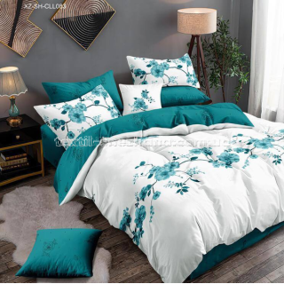 Постільна білизна Фланель Люкс East Comfort New Casual Вишневий цвіт