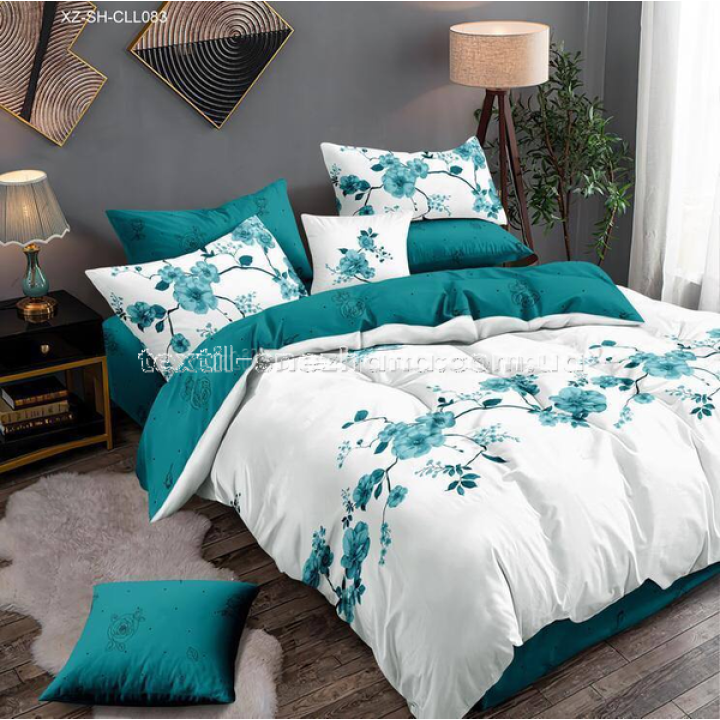 Постільна білизна Фланель Люкс East Comfort New Casual Вишневий цвіт