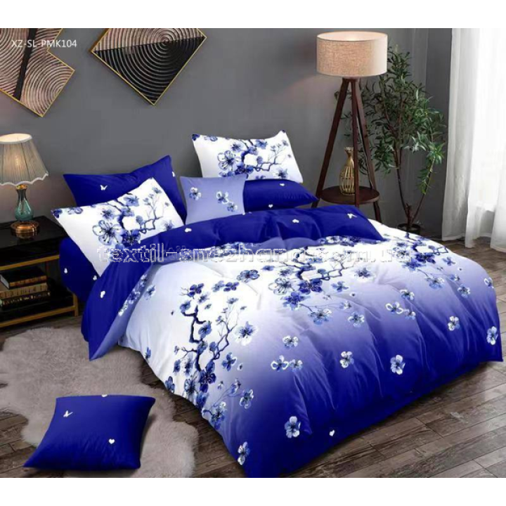 Постільна білизна Фланель Люкс East Comfort New Casual Яблуневий цвіт