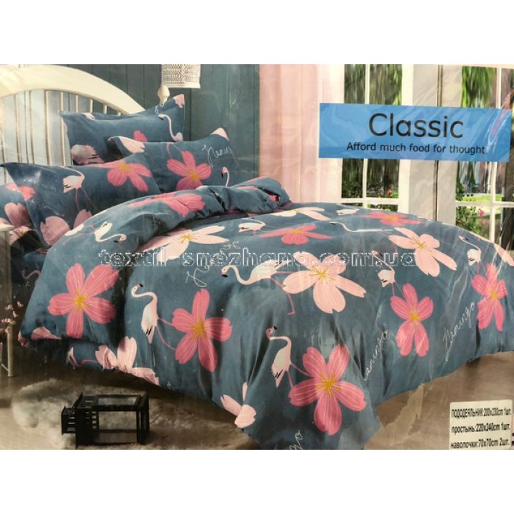 Постільна білизна Полуторка Фланель Classic Емма 