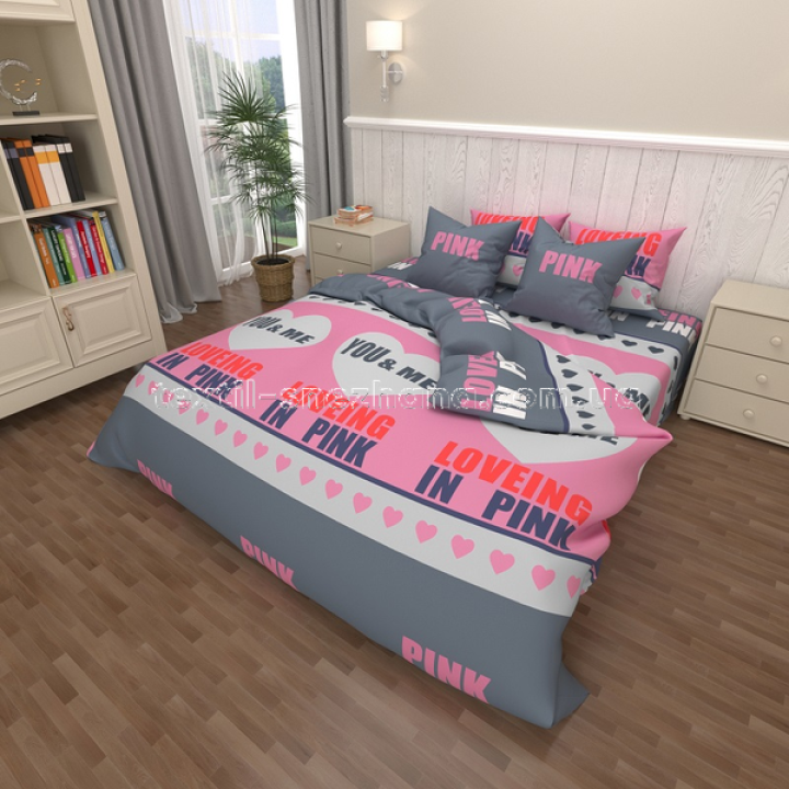 Постільна білизна Дитяче Бязь Gold Loveing in pink