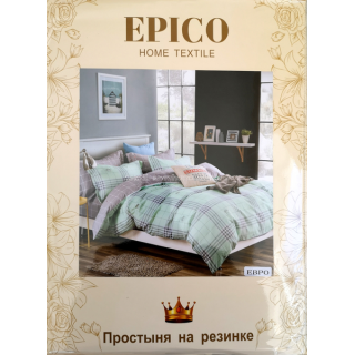 Постільна білизна полуторка Фланель Epico Клітинка