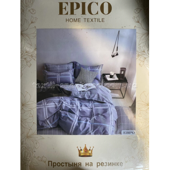 Постільна білизна полуторка Фланель Epico Квадрати
