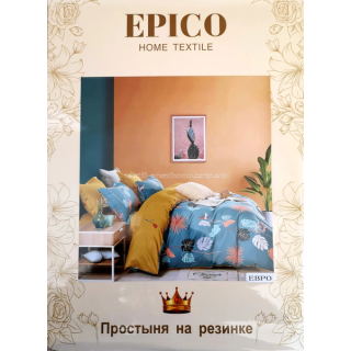 Постільна білизна полуторка Фланель Epico Ніжні листочки