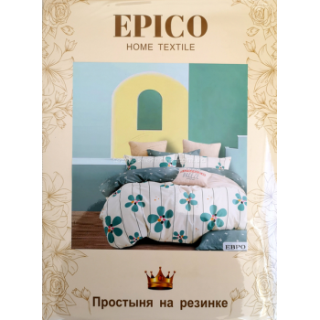 Постільна білизна полуторка Фланель Epico Поляна квітів