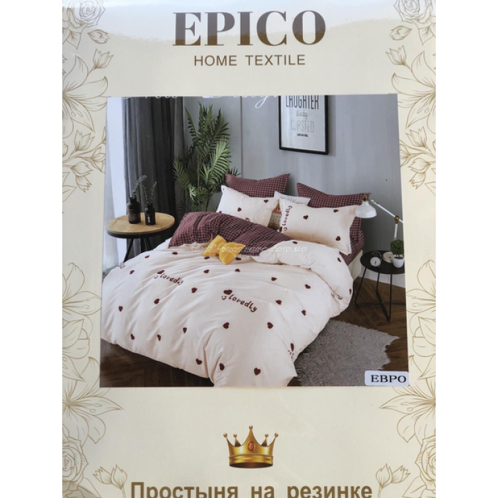 Постільна білизна полуторка Фланель Epico Романтика
