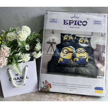 Постільна білизна Дитяча Epico Посіпаки жовті