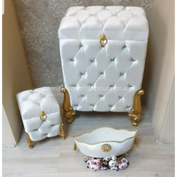 Кошик для білизни в ванну кімнату Art of Sultana Білий