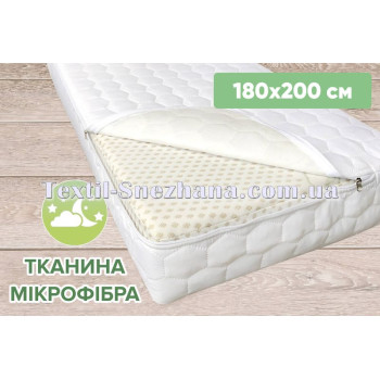 Чохол на матрац Point Art Мікрофібра на блискавці Білий